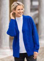 Strickjacke mit dekorativer Struktur 