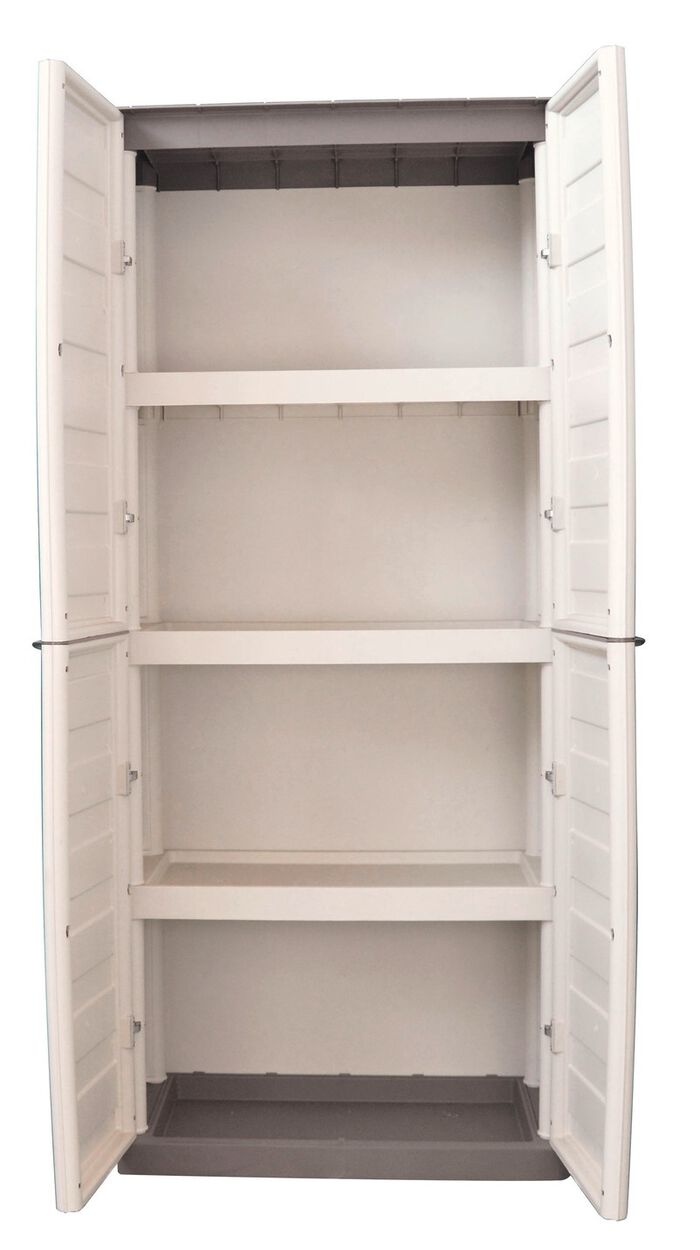 Praktische Gartenschr&auml;nke mit Stahlscharnieren 