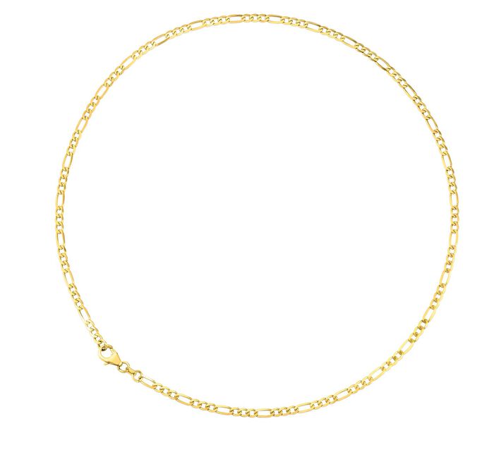 Diamantierte Figarokette 