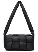 Collezione Alessandro Tasche aus zart gl&auml;nzendem Textilmaterial SCHWARZ