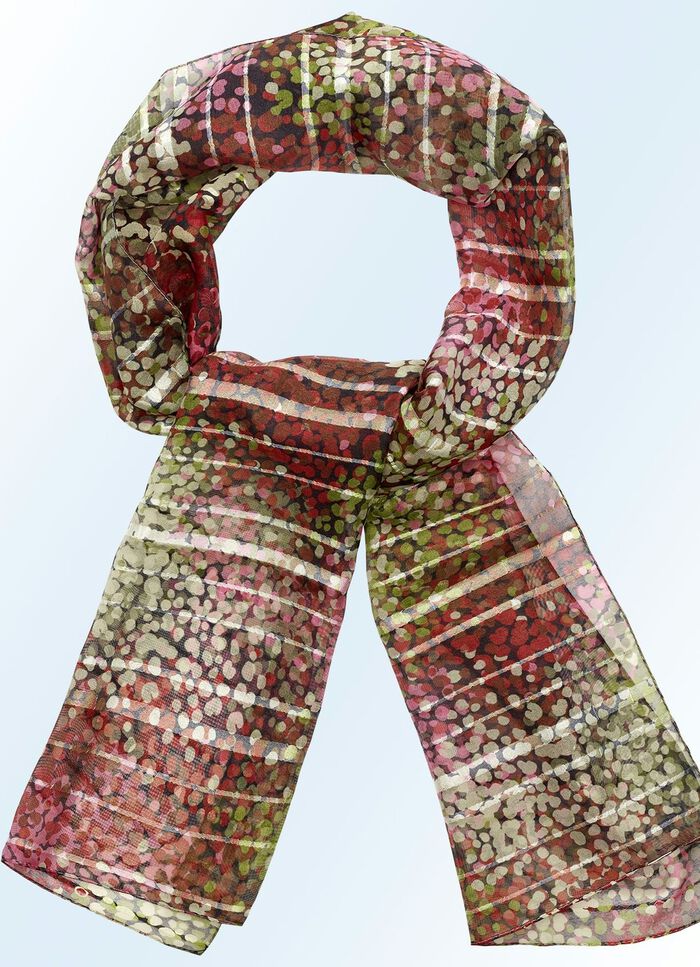 Schal mit Fantasiedessin 