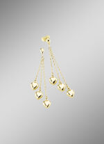 S&uuml;&szlig;e Herz-Ohrstecker aus Gold 