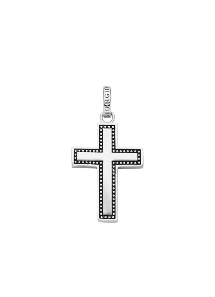 Zeitloser Anhänger in Kreuzform