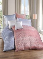 Bettw&auml;sche-Garnitur in b&uuml;gelleichter Qualit&auml;t HELLBLAU