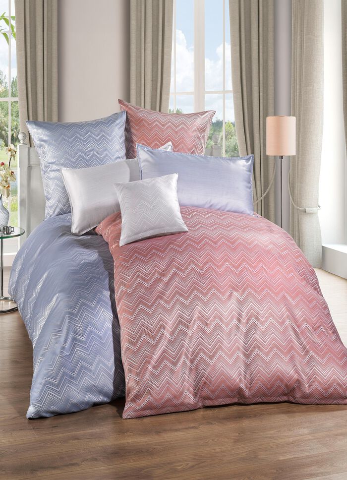 Bettw&auml;sche-Garnitur in b&uuml;gelleichter Qualit&auml;t HELLBLAU