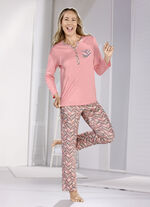 Laurina Schlafanzug mit Knopfleiste  