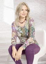 H&uuml;bsches Shirt mit Rundhalsausschnitt 