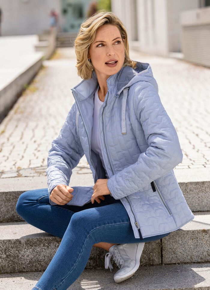 Funktionsjacke mit interessantem Stepp 