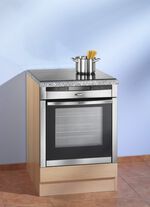 Herd-Umbau mit melaminharzbeschichteter Oberfl&auml;che BUCHE