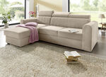 Polsterecke mit Bettfunktion CREME
