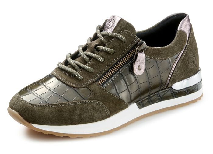 Schn&uuml;rschuh mit herausnehmbarem Fu&szlig;bett KHAKI