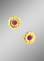 Ohrstecker mit Rubin 