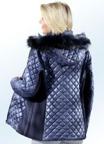 Jacke mit Kunstpelz-Besatz 