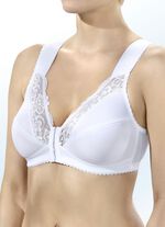 BH in Wei&szlig;, mit Elastikspitze am Dekollet&eacute; 