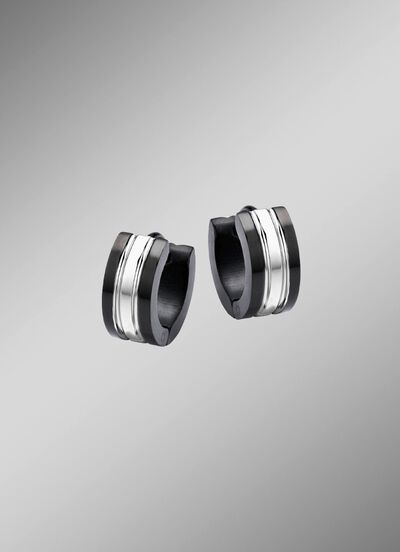 Gl&auml;nzende Klappcreolen 