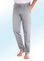 Hose mit komfortablem Dehnbund GRAU MELIERT