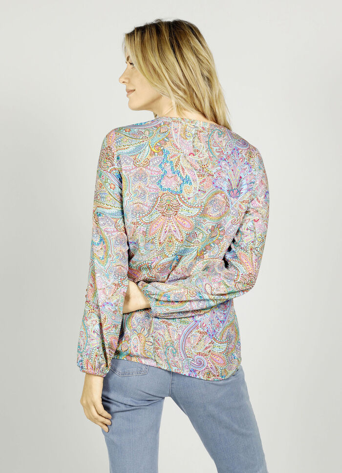 Schlupfbluse aus Viskose