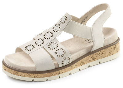 ELENA EDEN, sommerliche Damen-Sandalen, Weite G, mit herausnehmbarem Fußbett 