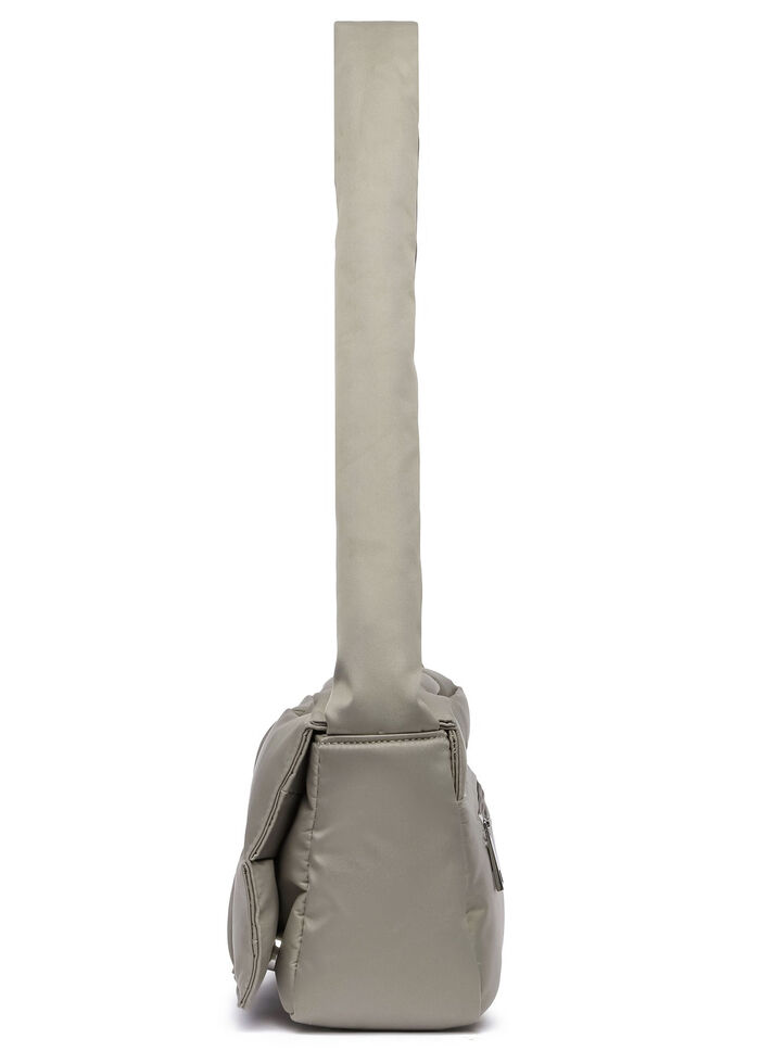 Collezione Alessandro Tasche aus zart glänzendem Textilmaterial TAUPE