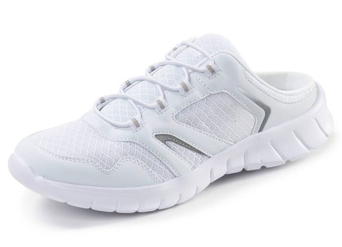 Sportlicher Damen-Sabot, mit herausnehmbarem Fu&szlig;bett 