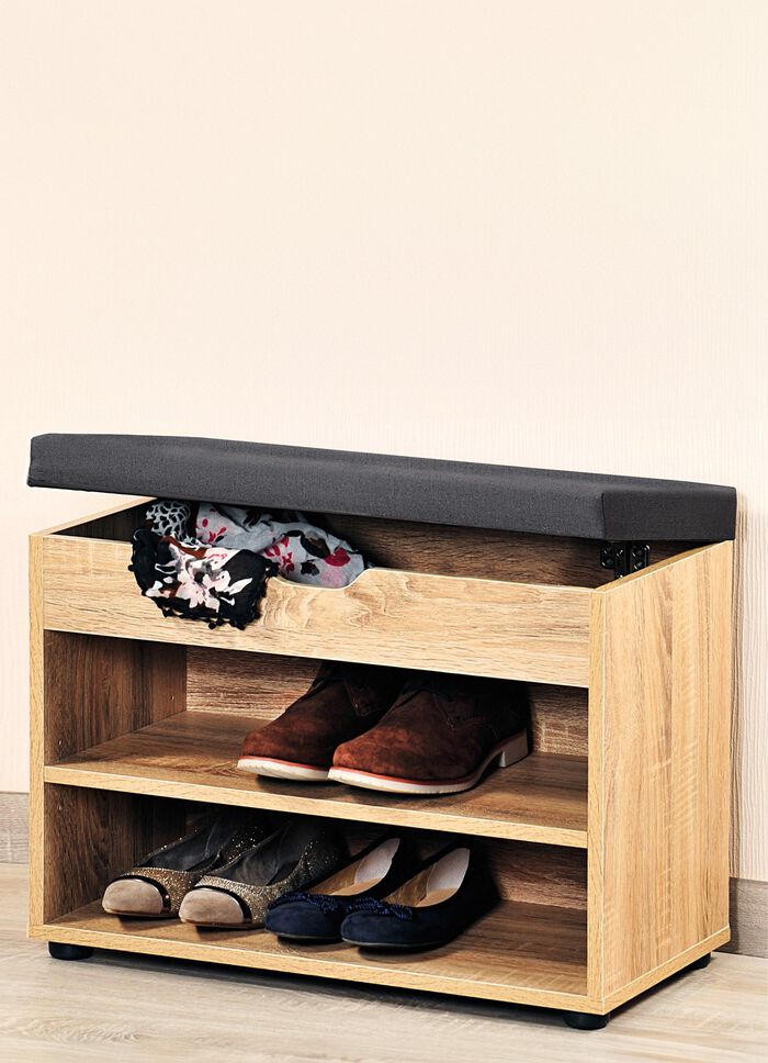 Schuhbank mit Sitzkissen 