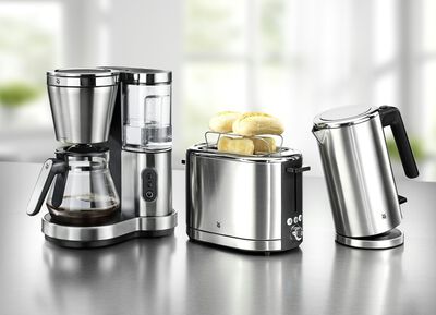 WMF-Fr&uuml;hst&uuml;cksserie Lono aus gl&auml;nzendem Edelstahl 