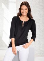 Exzellentes Shirt mit Faltenlegung in 2 Farben 