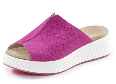 ELENA EDEN, trendige Damen-Pantoletten, Weite H, mit herausnehmbarem Fußbett 