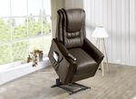 TV-Sessel mit elektrischer Aufstehhilfe DUNKELBRAUN