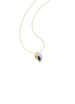 Anhänger mit Brillanten und echt Safir 