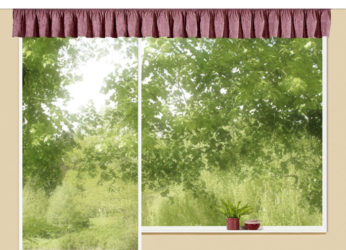 Jacquard Querbehang in veschiedenen Farben FRAISE