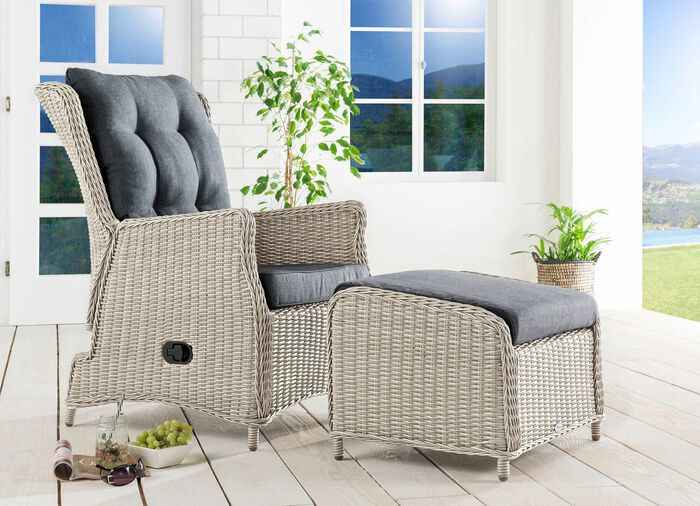 Relaxsessel Casa oder passender Fu&szlig;hocker 