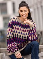 Pullover in Jacquard-Dessin 