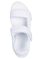 SKECHERS Sandale aus dehnbarem Textilmaterial WEISS