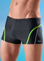 Badepants mit halbem Vorderteilfutter SCHWARZ