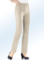 Hose in knitterfreier, kofferfreundlicher Qualität BEIGE