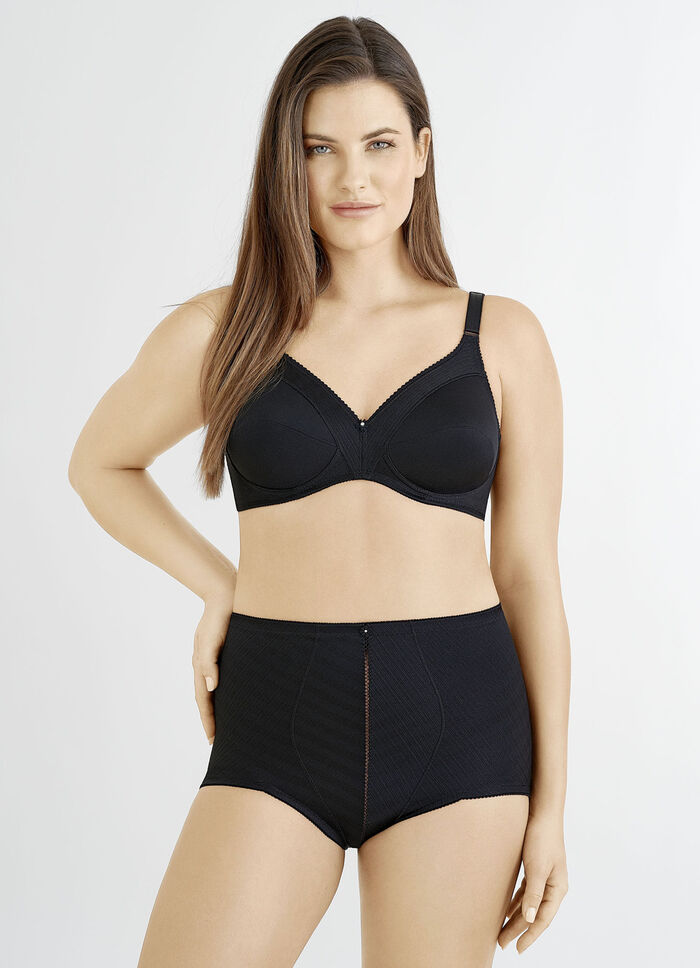 Felina Miederhose mit Vorderteilverst&auml;rkung SCHWARZ