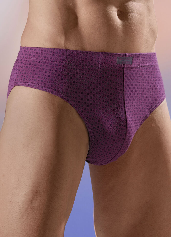 Viererpack Slips, allover dessiniert 