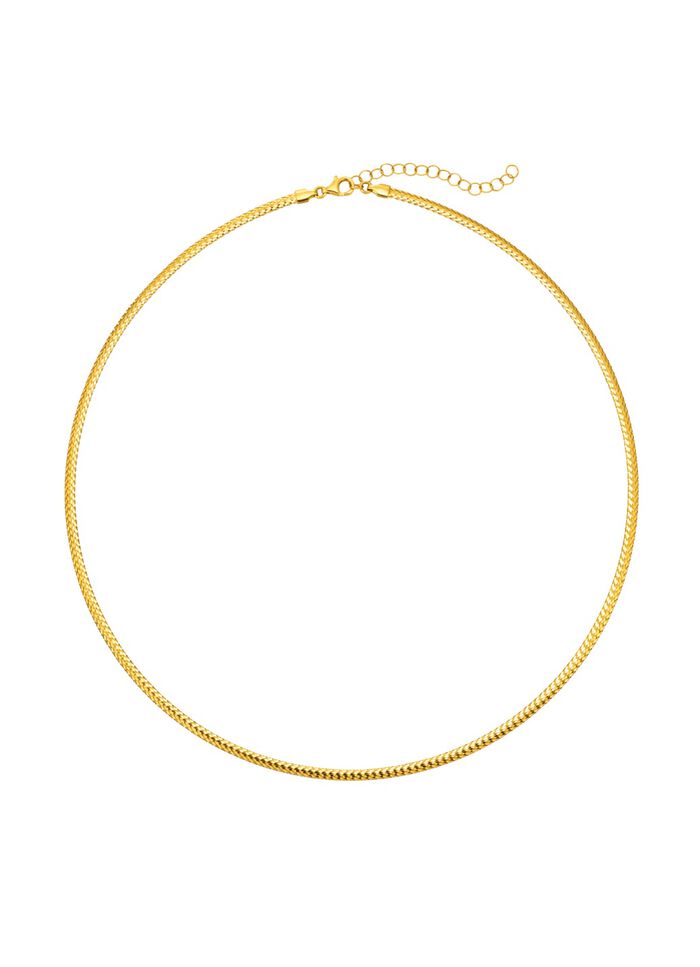 Omega-Reif aus Gold mit Struktur 