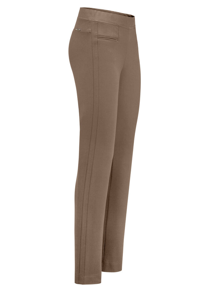 Hose mit schmaler Beinweite BRAUN