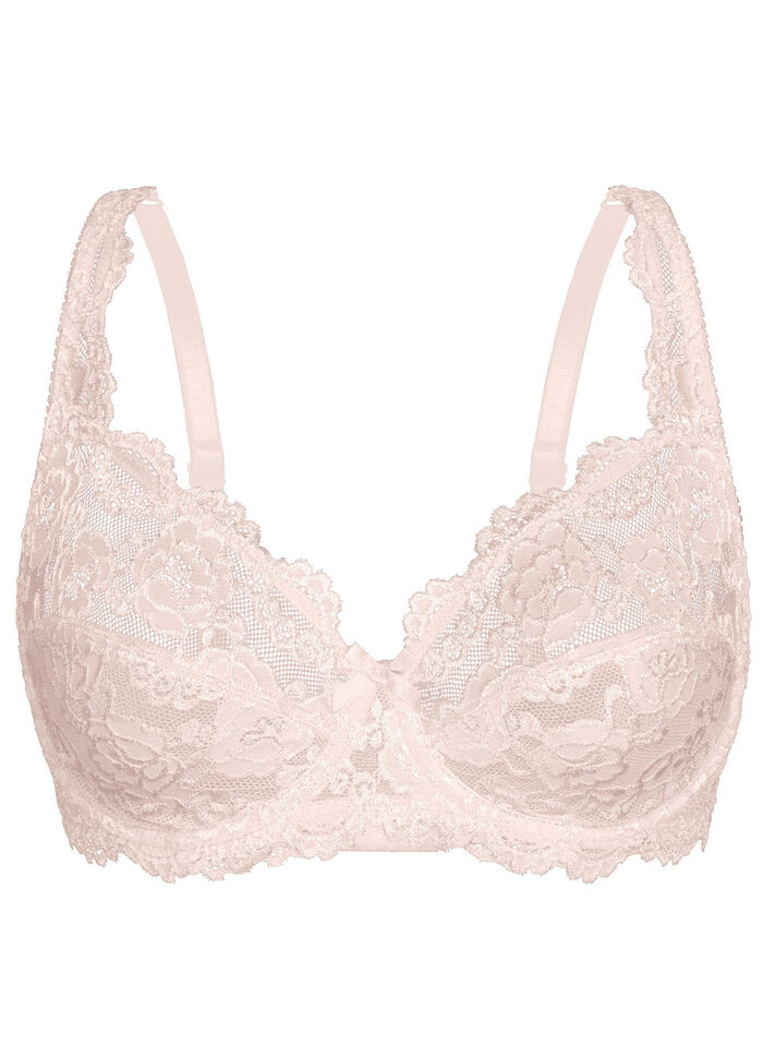 Sassa Zweierpack Bügel-BH aus Elastikspitze 1X KROKUS, 1X PUDER