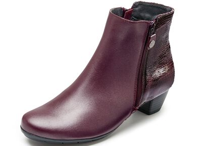 ELENA EDEN, elegante Damen-Stiefeletten, Weite G, mit herausnehmbarem Fu&szlig;bett 