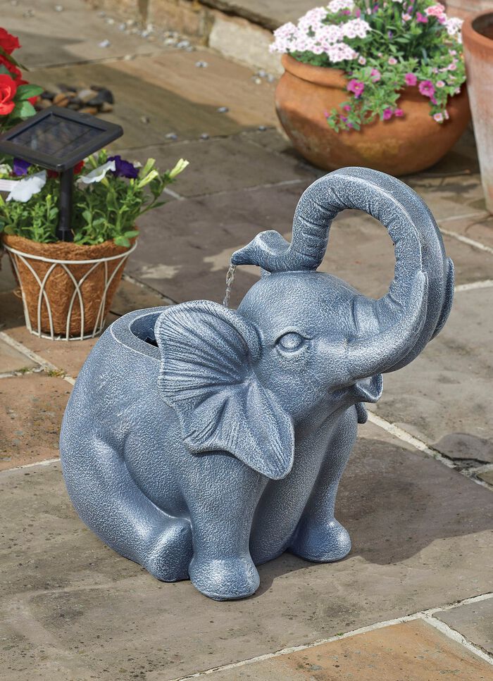 Solarbetriebener Gartenbrunnen 