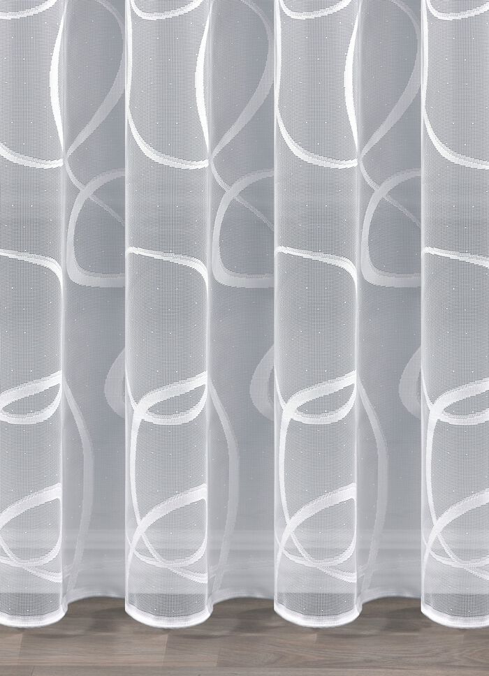 Leichter, transparenter Store mit Universalschienenband 