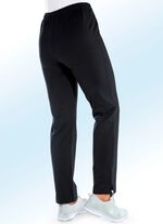 Freizeithose mit Rei&szlig;verschluss-Tasche SCHWARZ