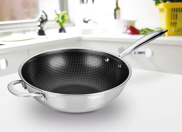 Livington Titan Pan Pfannen und Kocht&ouml;pfe EDELSTAHL