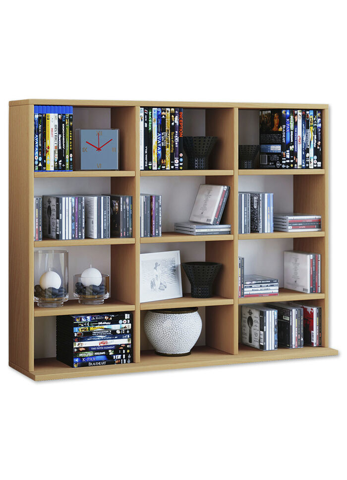 Regal aus Holzstruktur-Nachbildung BUCHE