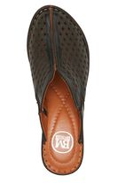 ELENA EDEN-Clog aus gepr&auml;gtem Rind-Nappaleder SCHWARZ