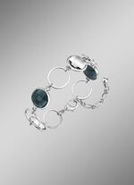 Schmuckset, 3-teilig, mit Kristallsteinen 