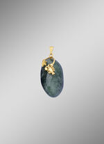 Sternzeichen-Anh&auml;nger mit echten Monats-Edelsteinen 